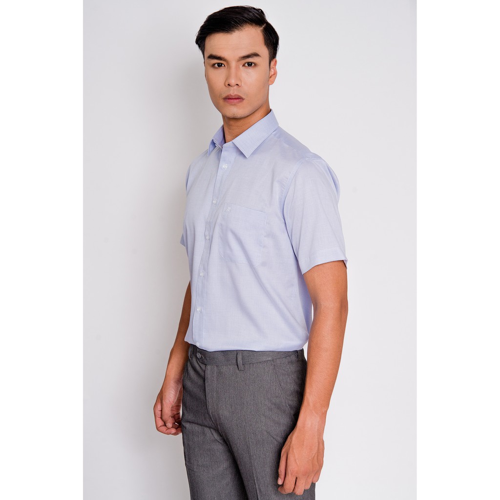 Sơ Mi mattana Xanh Nhạt Classic Fit Ngắn Tay MAM25190013110241