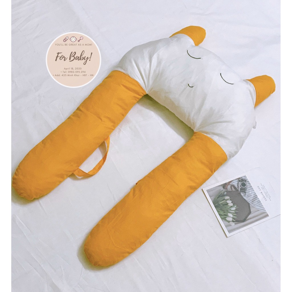 Gối ôm chữ U đa năng cho bé