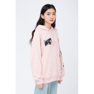 Áo Nỉ Mũ BOO nữ dáng Loose in hình Vernom