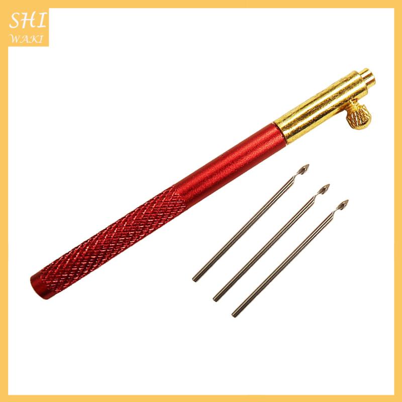 Kim Móc Thêu Móc Đính Hạt Cườm Thủ Công Màu Nâu_Wooden