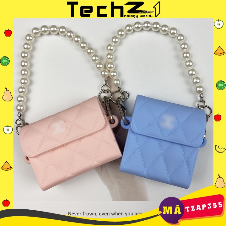 Case Airpods Túi Xách Hàng Hiệu, Ốp Airpods Phong Cách Thời Trang - Mã TZAP355