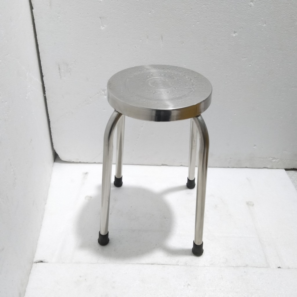 Ghế Inox 304 Mặt Trơn Cao 50cm-GĐ0231I3-