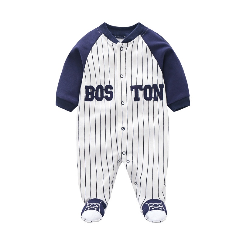 Bodysuit cho bé , bộ body dài tay sơ sinh liền tất họa tiết đáng yêu chất thun cotton hàng quảng châu cao cấp _ BD19