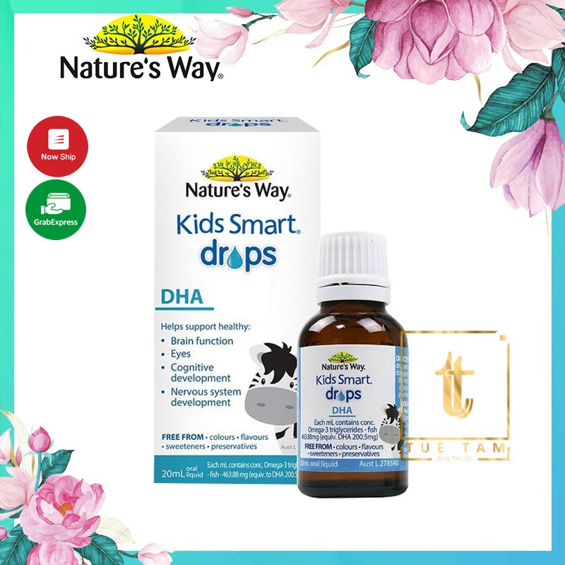 DHA dạng giọt Nature’s Way Kids Smart DHA Drops - DHA cho bé