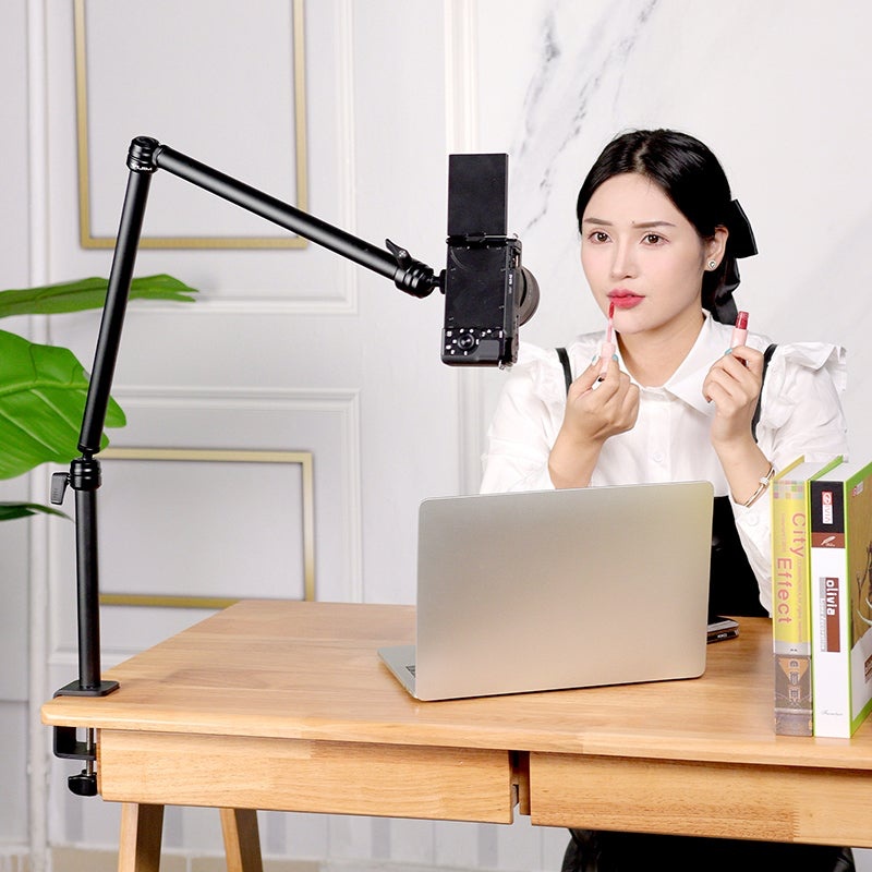 KẸP CẠNH BÀN GẮN MÁY ẢNH - ĐIỆN THOẠI QUAY VIDEO ULANZI VIJIM LS08