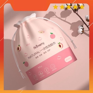 Khăn mặt dùng 1 lần Animerry Natural, khăn ướt lau đa năng Sena Beauty chính hãng