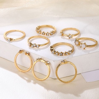 Set 9 Nhẫn Đốt Ngón Tay Phong Cách Boho