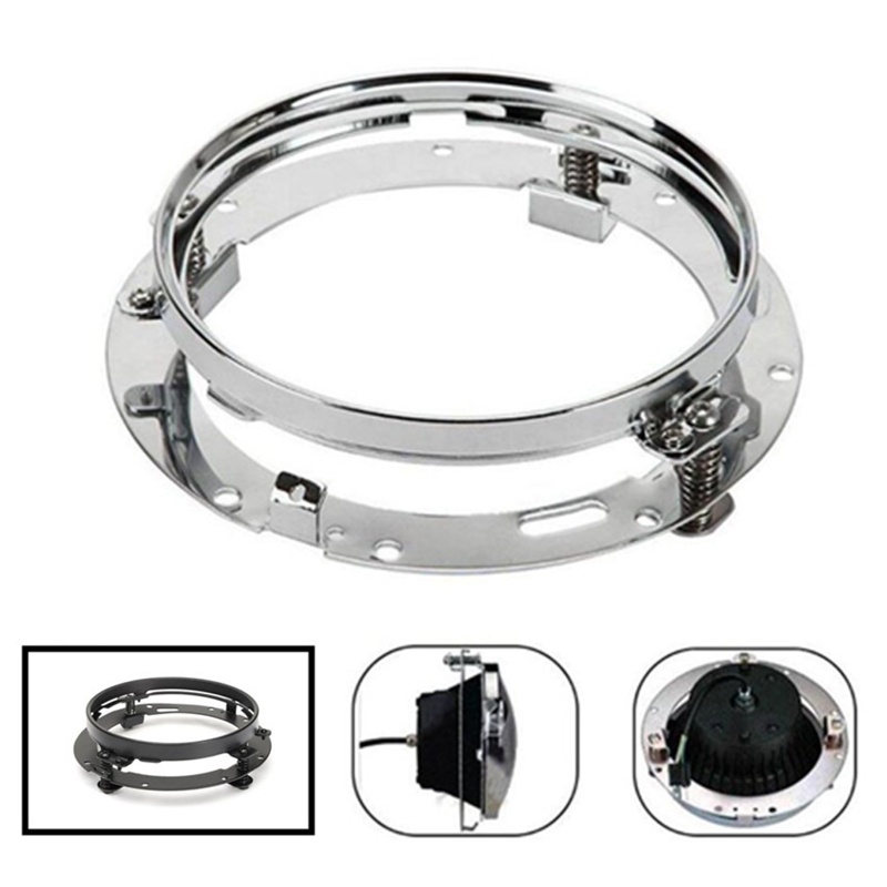 Khung Tròn 7 Inch Gắn Đèn Pha LED Cho Xe Jeep Wrangler