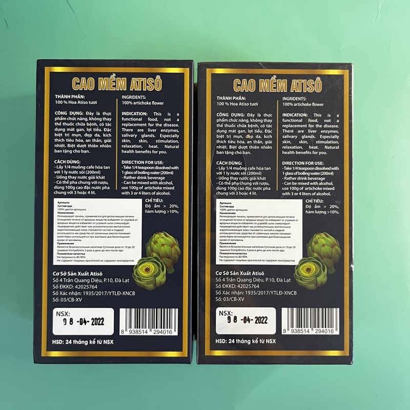 Cao Atisô Đà Lạt loại thượng hạng  100gr