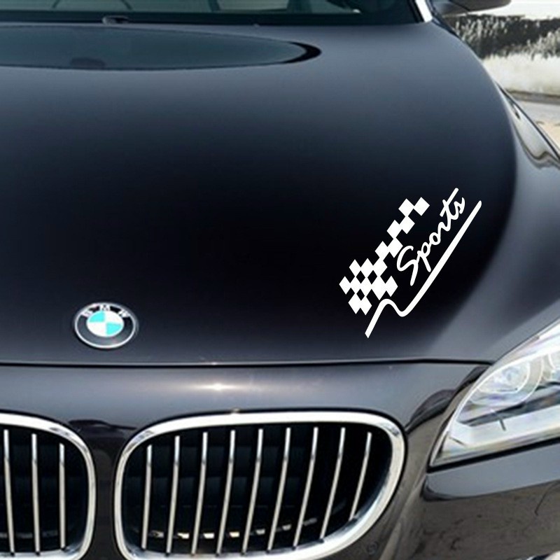Tem dán trang trí ô tô, decal dán trang trí ô tô Sport caro