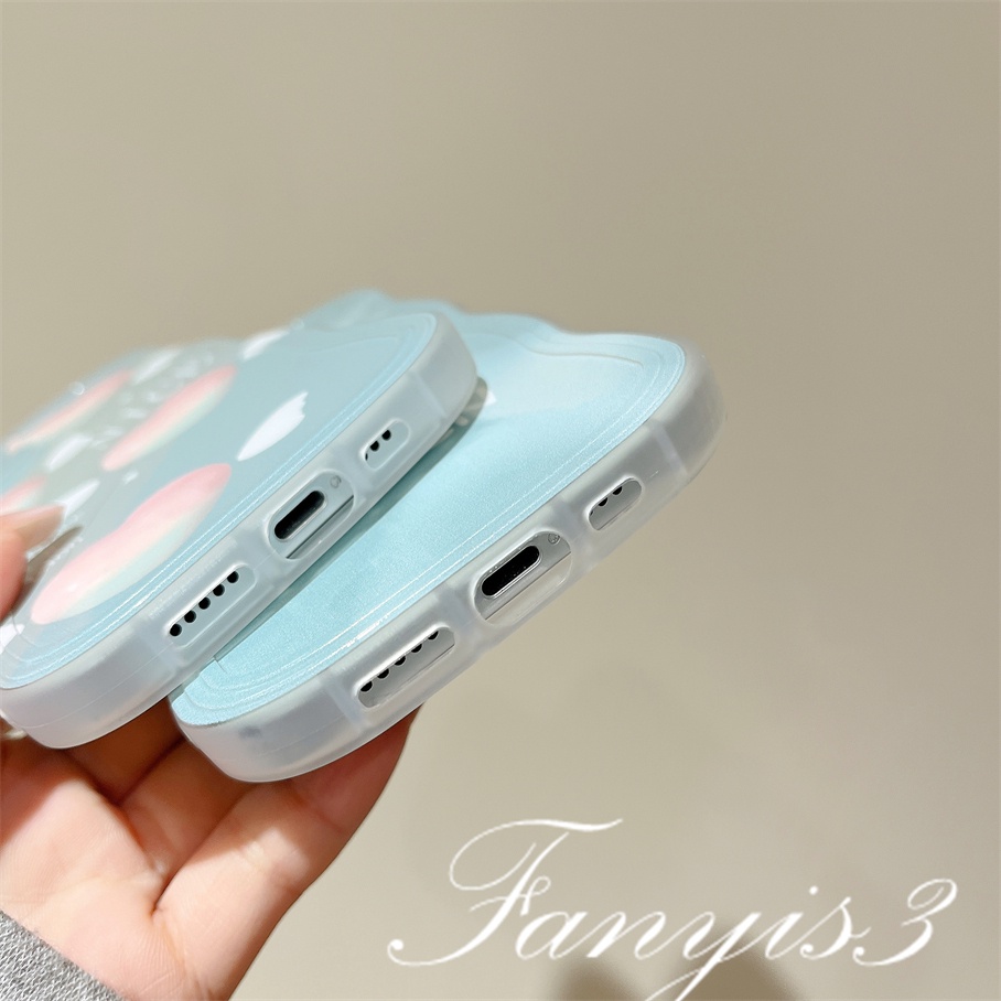 Ốp Điện Thoại TPU Mềm Họa Tiết Mặt Trăng / Trái Tim Gợn Sóng Cho iPhone 14 13 12 11 Pro Max X XR Xs Max 8 7 6 6s Plus SE 2020