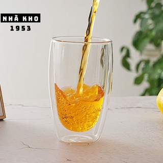 [Chính hãng]  Ly thủy tinh 2 lớp cách nhiệt Nova (350ml và 450ml)