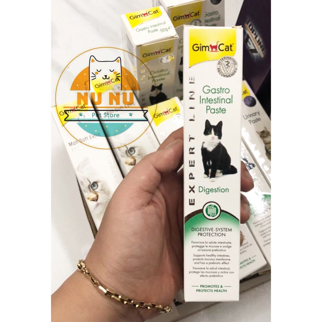 Gel Dinh Dưỡng GimCat Gastro Intestinal bổ sung chất xơ bảo vệ đường ruột và cân bằng hệ tiêu hóa cho mèo