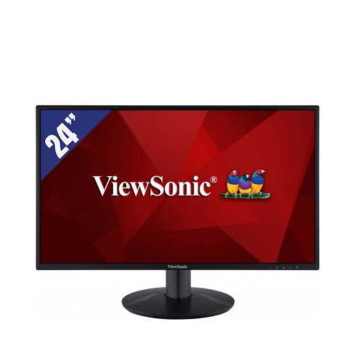 MÀN HÌNH LCD 24” ViewSonic VA2418-SH Chính hãng (IPS - VGA, HDMI, 1920x1080, 75Hz). VI TÍNH QUỐC DUY