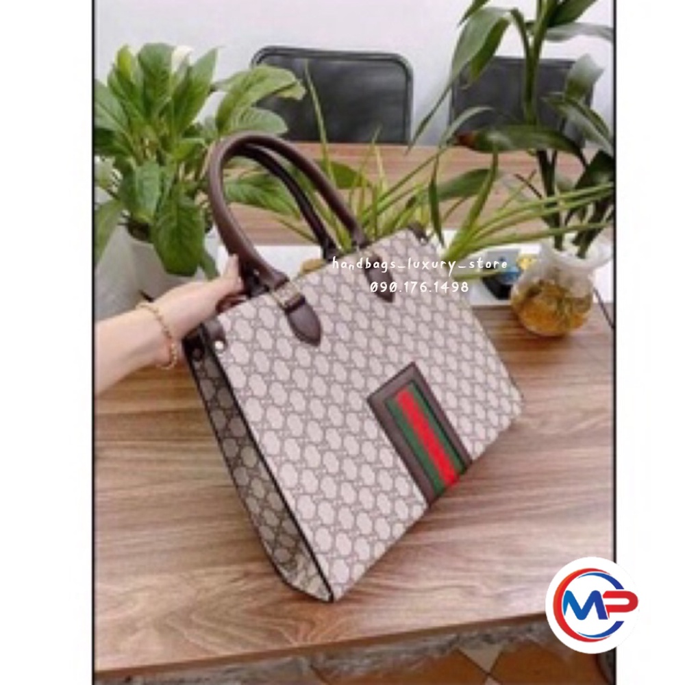 𝑭𝑹𝑬𝑬𝑺𝑯𝑰𝑷  Túi Xách công sở G U C I size ngang 38cmFreeship
