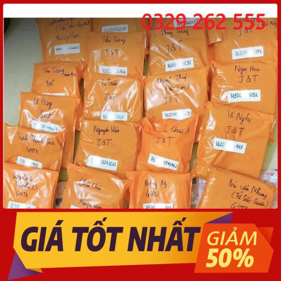 (Rẻ vô địch) [ Túi dán miệng ] Túi nilon gói hàng niêm phong tự dính đủ các kích cỡ siêu dai (~100 cái)