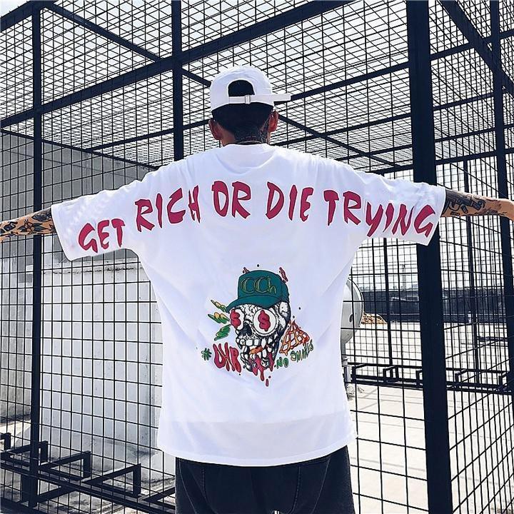 Áo thun Combo Stee GET RICH OR DIE TRYING Unisex