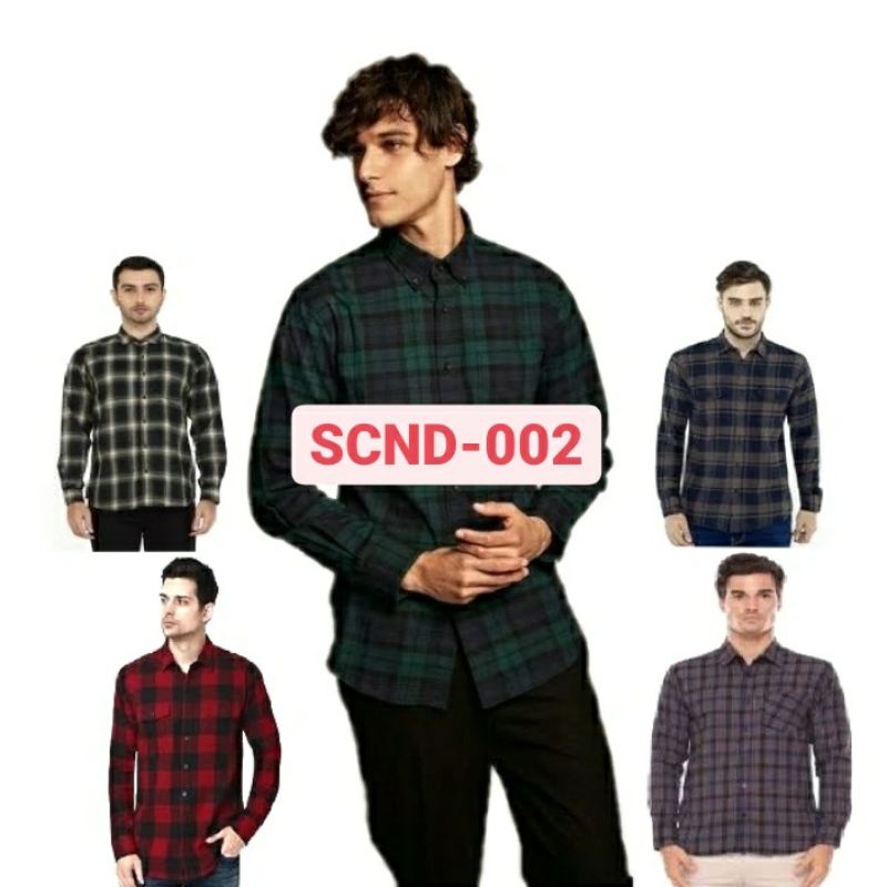 Áo Sơ Mi FLANEL Óng Ánh Dành Cho Người Lớn / Trẻ Em (SCND002)