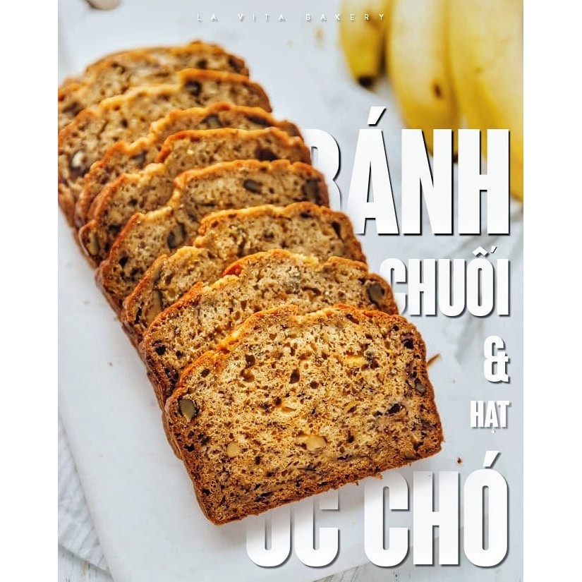 Bánh Chuối Với Hạt Óc Chó