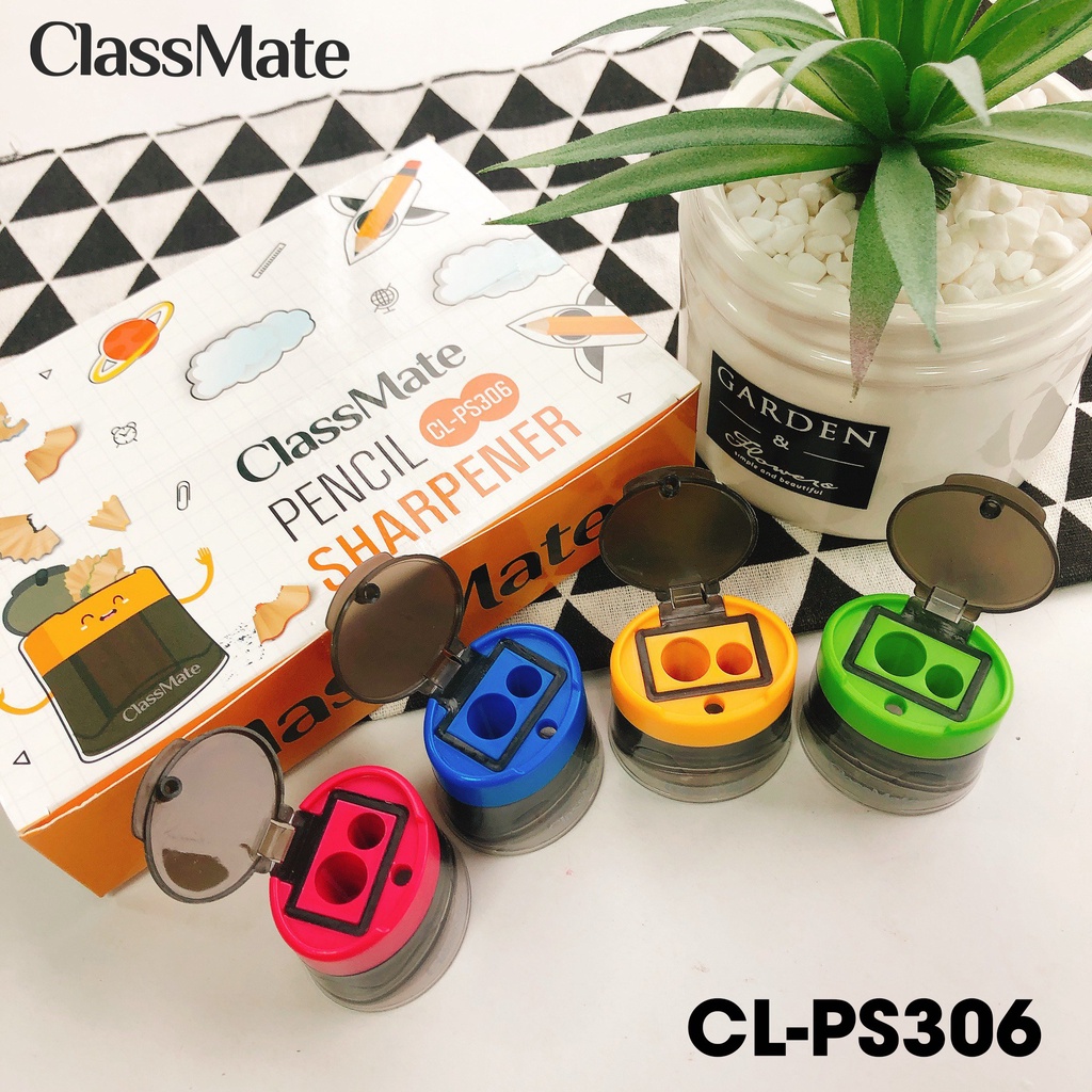 Gọt chì Class mate CL - PS306 hình dáng chiếc thùng rác - Giao màu ngẫu nhiên