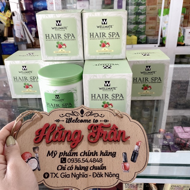 HẤP DẦU SIÊU MỀM MƯỢT HAIR SPA WELLMATE 500ML