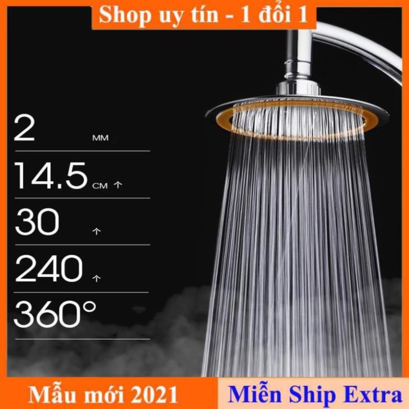 [ Xả kho tết] Vòi sen tăng áp INOX 304, vòi sen tăng áp bát lớn kiểu dáng đẹp, tăng áp lực nước 200%