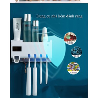 Bộ nhả kem đánh răng đa năng kháng khuẩn