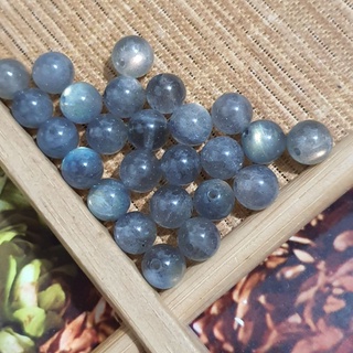 01 hạt xà cừ Labradorite ánh xanh dương