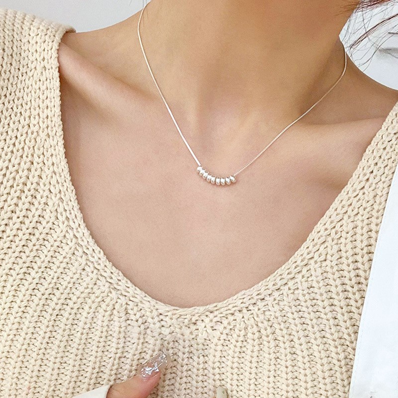 Vòng cổ MANYUE dạng chuỗi hạt đơn giản thời trang sang trọng cho nữ