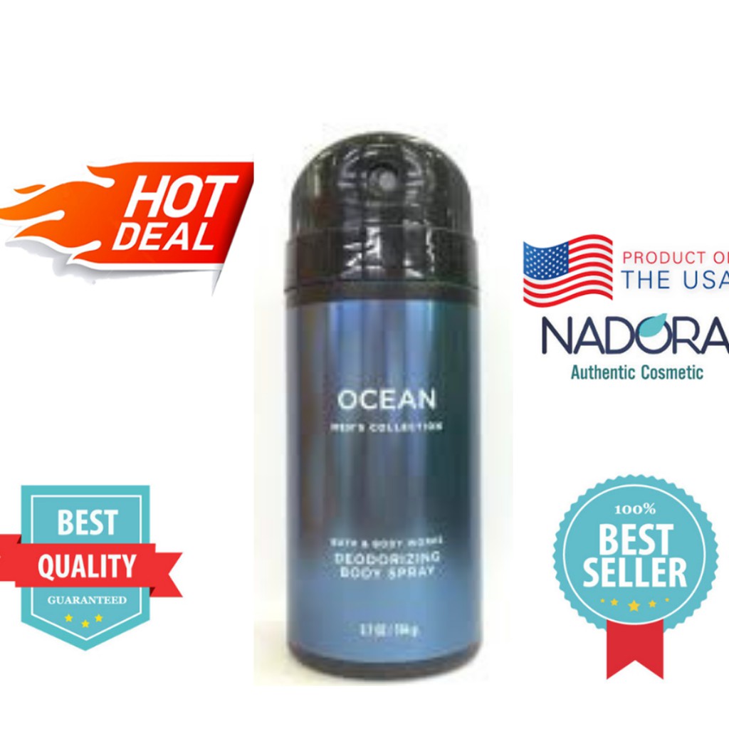 Xịt thơm Nam Ocean Deodorizing Body Spay - 104g