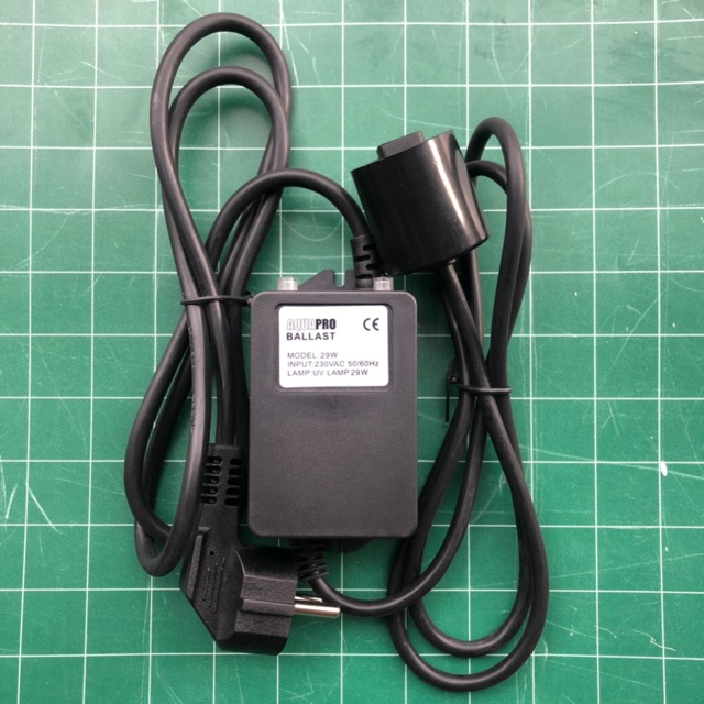 NGUỒN ĐÈN UV 29W AQUAPRO ⚡️ XẢ KHO ⚡️ - UV ADAPTER 29W - UV BALLAST 29W 220V/16A - 4 CHẤU DÀI 2M -  ĐÈN UV MÁY LỌC NƯỚC