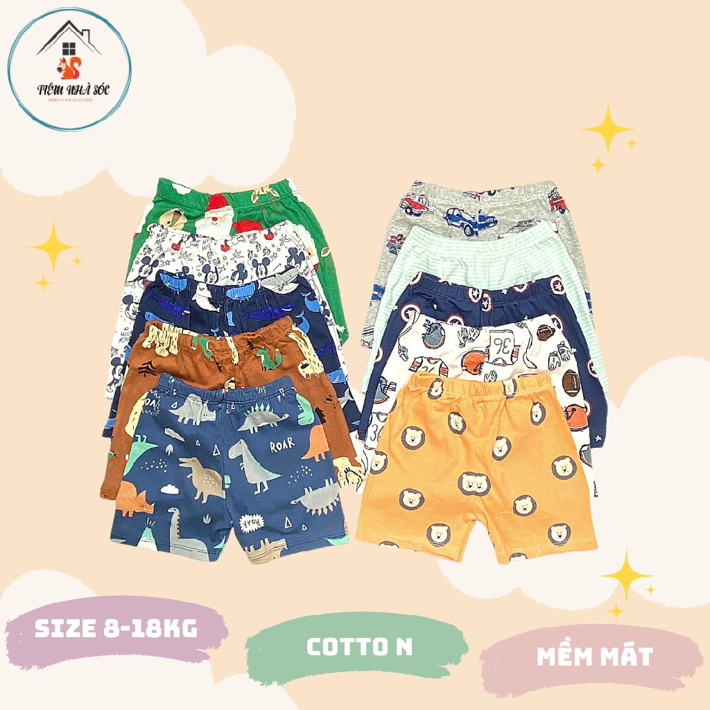 Quần đùi mùa hè cho bé trai bé gái size 1 - 5 tuổi Tiệm Nhà Sóc