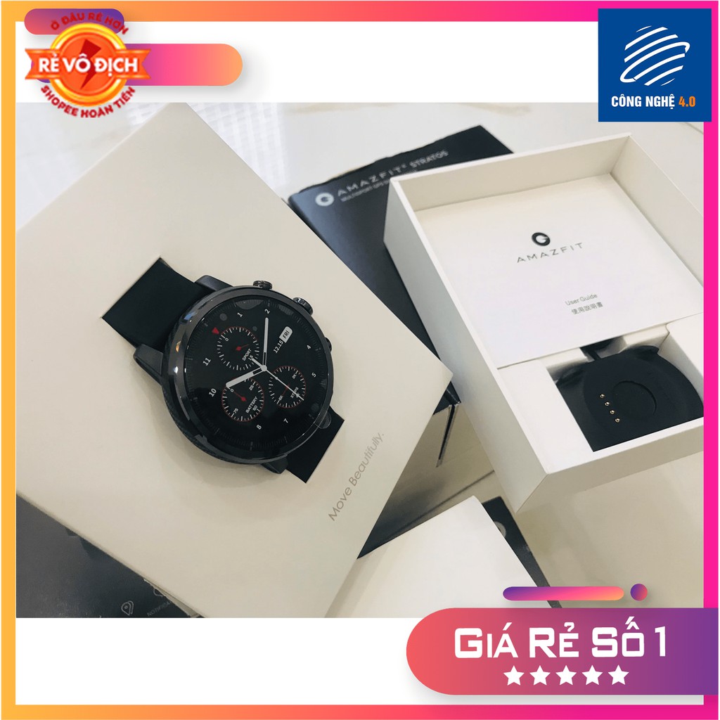 Đồng hồ thông minh Xiaomi Amazfit Stratos 2 Fullbox chính hãng bảo hành 6 tháng