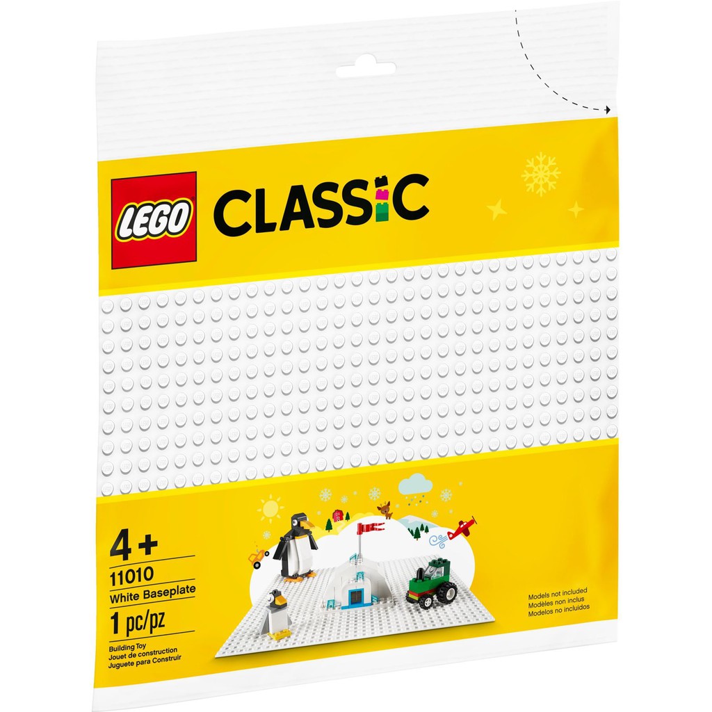 LEGO Classic 11010 - Đế Lắp Ráp Màu Trắng (32x32)