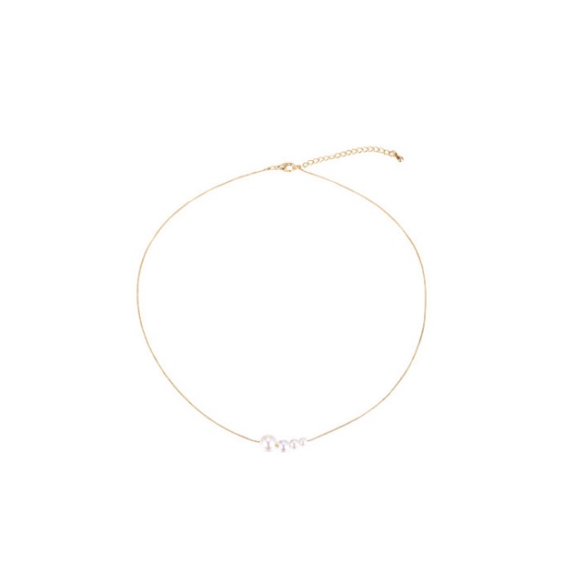 Dây Chuyền Nữ Titan Không Rỉ 4 Trái Châu TT 4122