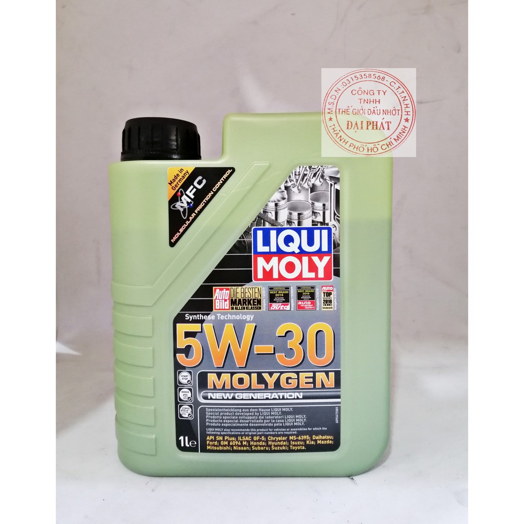 Dầu nhớt Liqui Molygen 5w30 dành cho xe tay ga và oto cao cấp