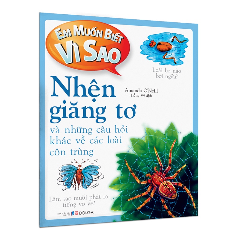Sách- Em Muốn Biết Vì Sao - Nhện Giăng Tơ
