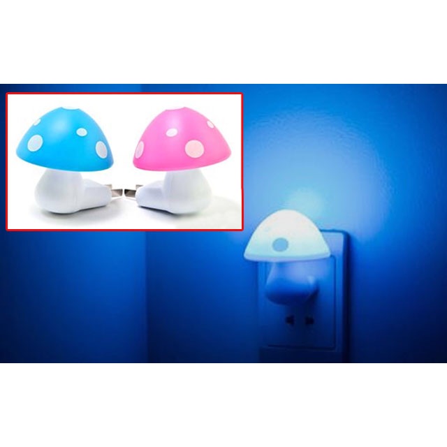 [SALE 10%] Đèn ngủ tự động sáng khi trời tối hình nấm