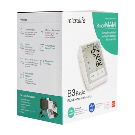 MÁY ĐO HUYẾT ÁP MICROLIFE B3 BASIC