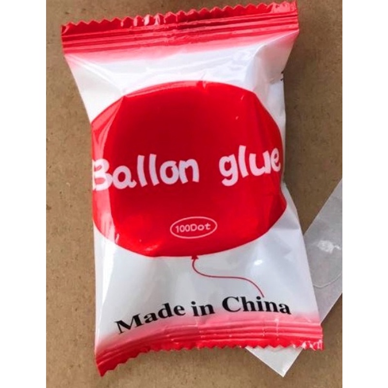 Set 100 Băng Keo Hai Mặt Cố Định Bong Bóng