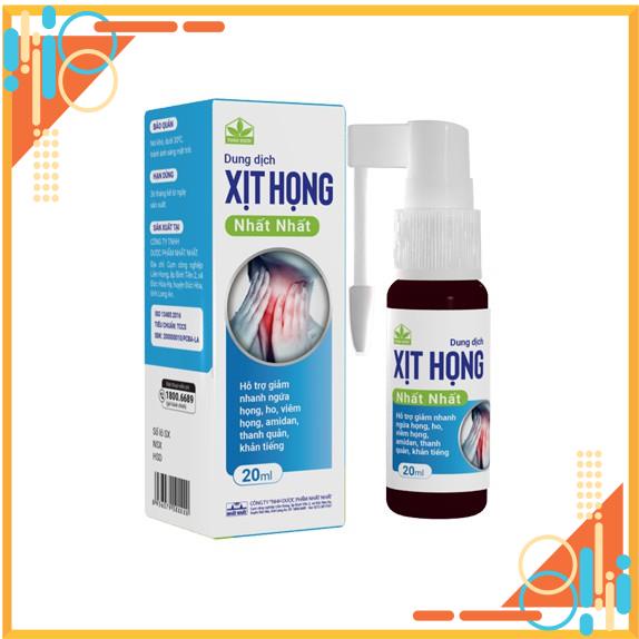 Dung dịch Xịt Họng Nhất Nhất [chính hãng]