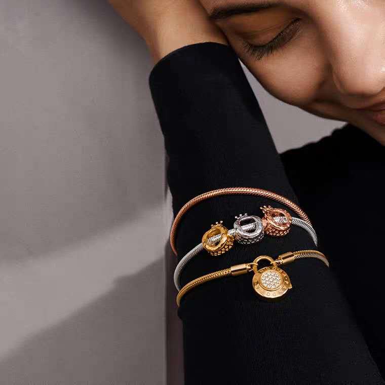 Pandora Mặt Vòng cổ Bạc 925 Hình Vương Miện Xinh Xắn