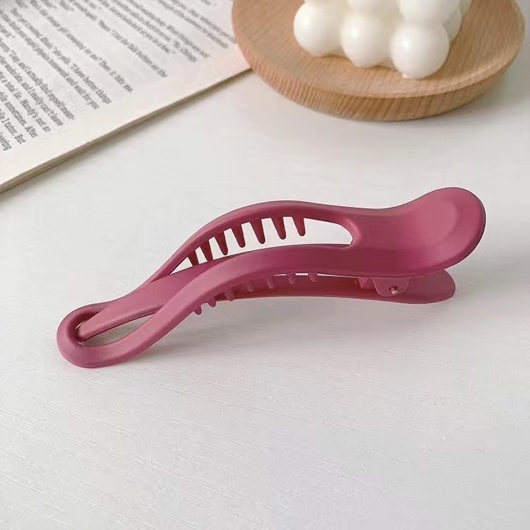 Kẹp Tóc Mỏ Vịt Bằng Nhựa Màu Sắc Ngọt Ngào Cho Nữ