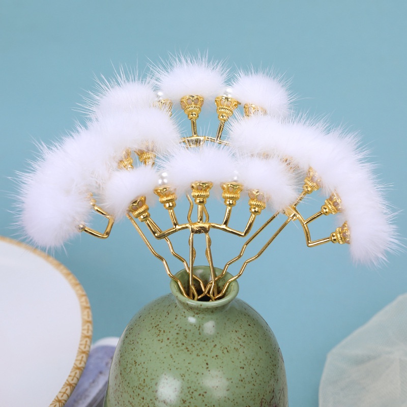 Trâm Cài Tóc Đính Ngọc Trai Phong Cách Cổ Điển Cho Nữ