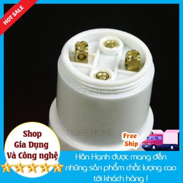 Đui đèn xoáy E27 Siêu Chắc Chắn Chịu Nhiệt độ cao an toàn Điện (Đui đèn led, đui đèn compact)