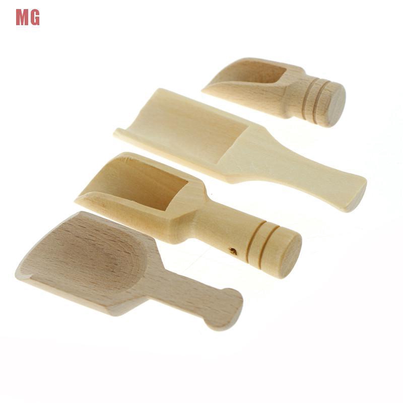 Muỗng Gỗ Múc Muối Tắm Tiện Lợi
