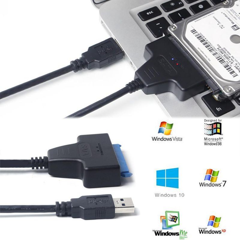 USB 3.0 To 2.5 inch SATA Hard Drive Adapter -Black