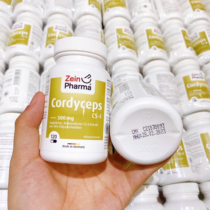 [Hàng nội địa Đức] Viên uống đông trùng hạ thỏ Cordyceps CS4 500mg ZeiPharma tăng cường sức khoẻ