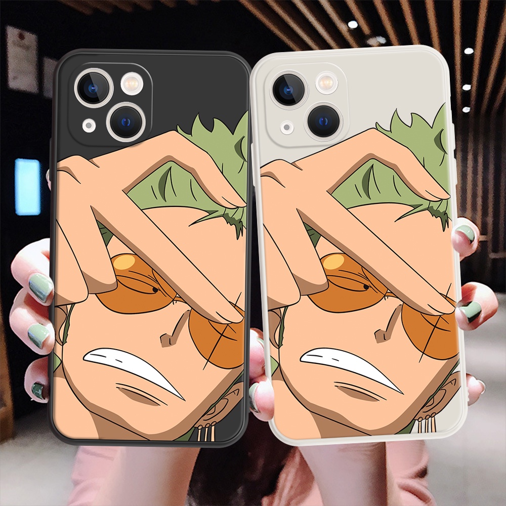 Ốp Điện Thoại Mềm In Hoạt Hình One Piece Cho iPhone XR X XS Max 11 Pro Max 7 8 Plus 6 6S Plus 12 13 Pro Max