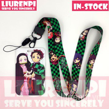 Kimetsu no yaiba Dây Đeo Thẻ Họa Tiết Anime Nezuko Zenitsu  Demon Slayer anime Card Holder With Lanyard Neck Strap Card  Holder nezuko Zenitsu Inosuke Shinobu Christmas present